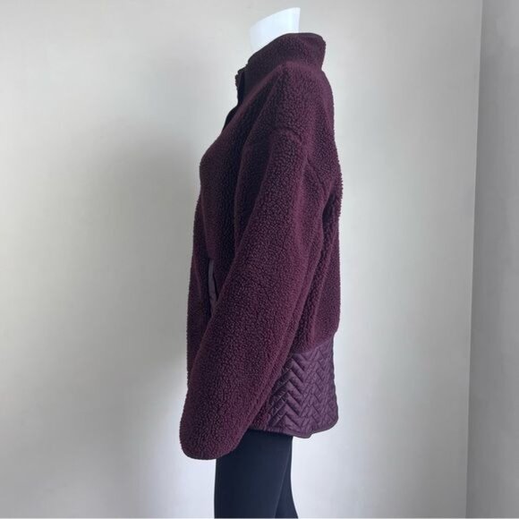 ATHLETA Cozy Sherpa Snap Sweatshirt - L - Picture 5 of 10